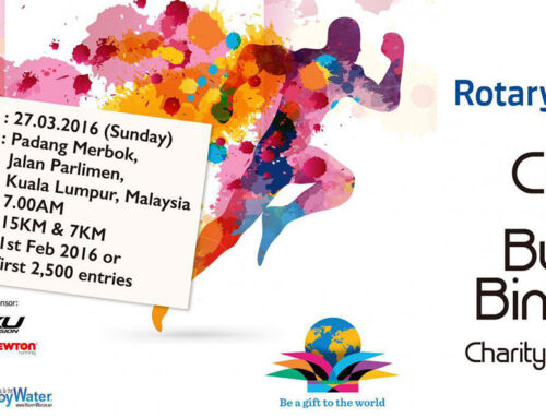 HappyWater sponsors Rotary Club of Bukit Bintang Charity Run 2016