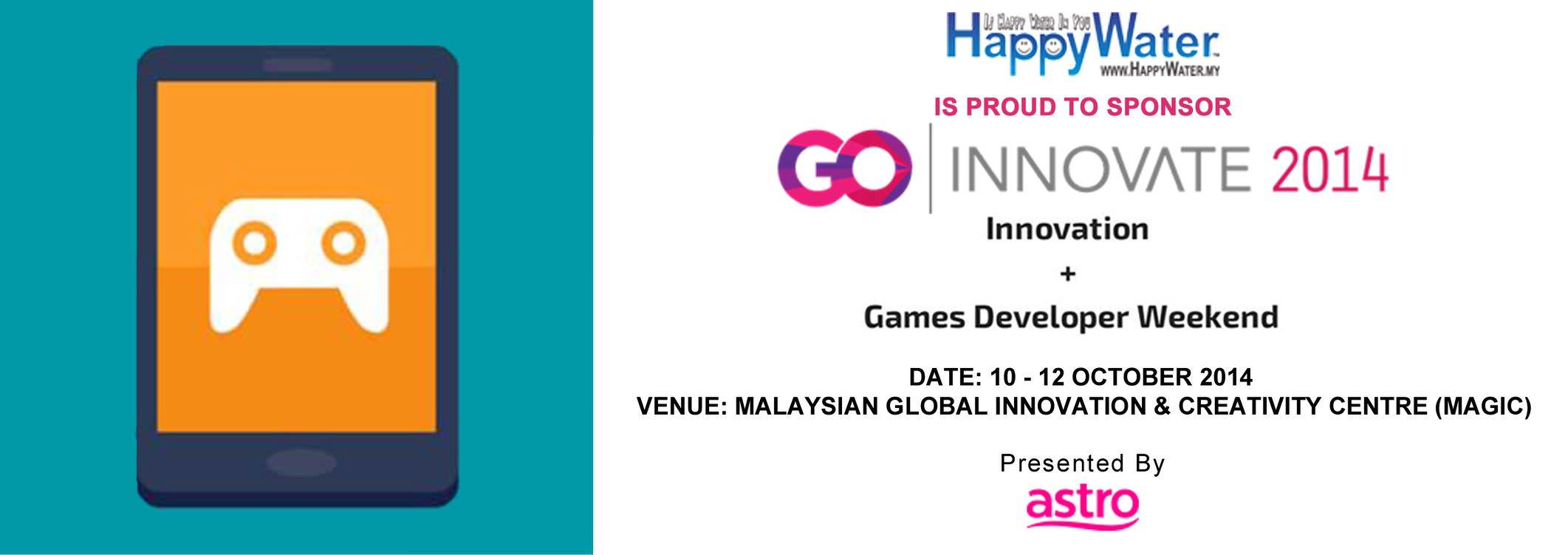 #HappyWater is proud to be one of the supporting partners - #Drinking #Water #Supplier for #GOINNOVATE2014