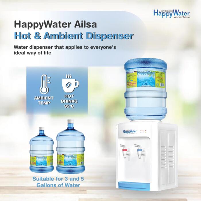 Hot and Ambient Bottle Type Water Dispenser